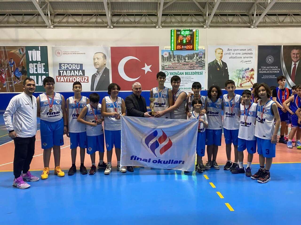 Muğla’da Okul Sporları Basketbol Yıldızlar İl Birinciliği Tamamlandı 1